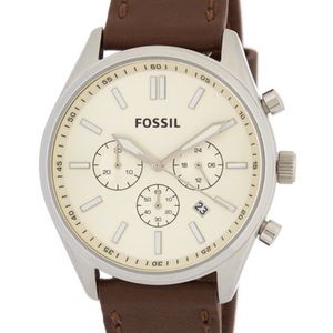 Men’s Fossil Leather Watch